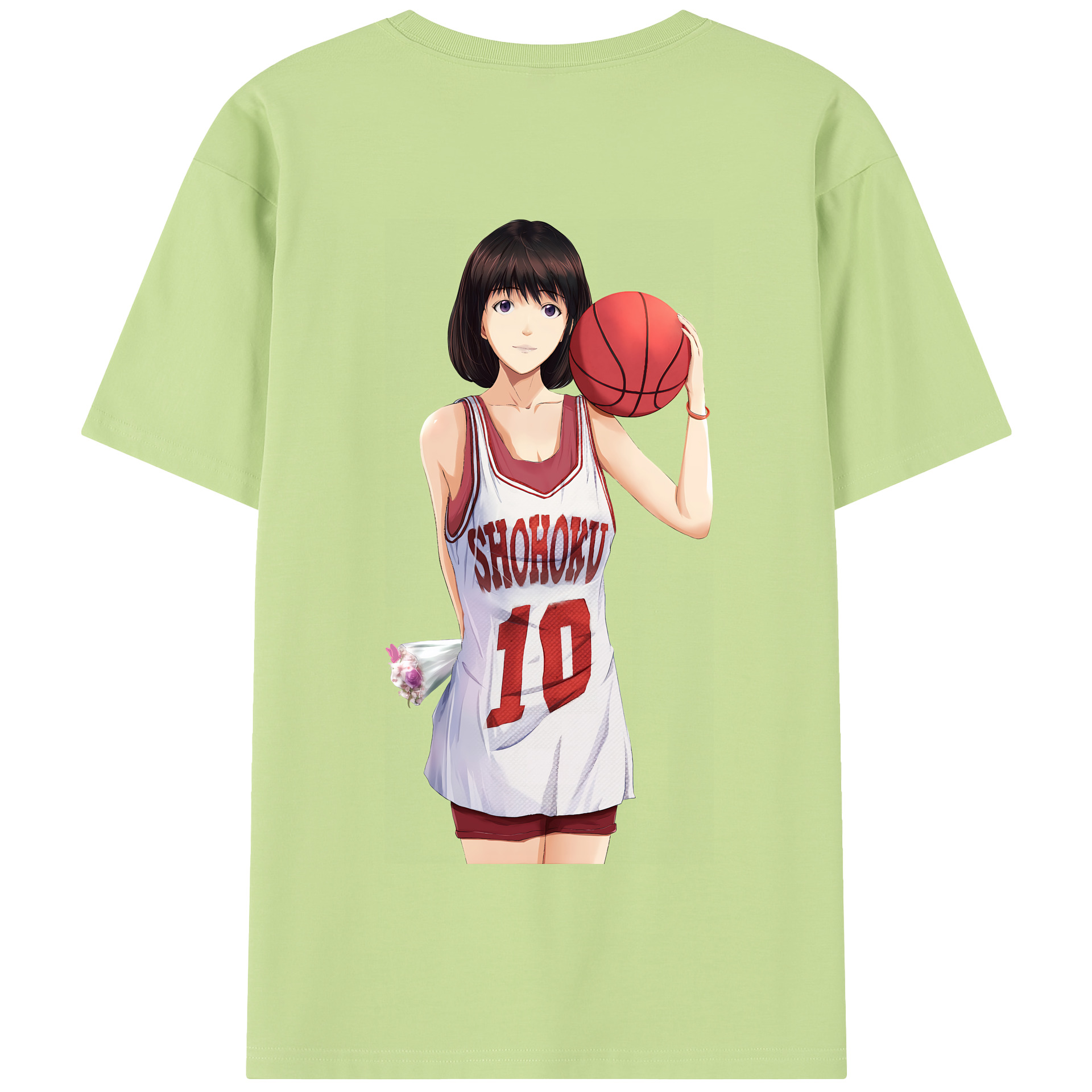SLAM DUNK／スラムダンク 綿100％半袖Tシャツ（背面プリント）